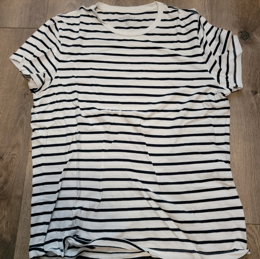 J Crew Striped Tee